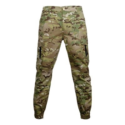 Khaki Acu Pants Custom Military Uniforms Waterproof Tactical Cargo Pants For Men